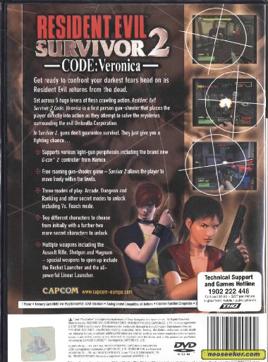 RESIDENT EVIL - CODE - VERONICA X - (PAL)