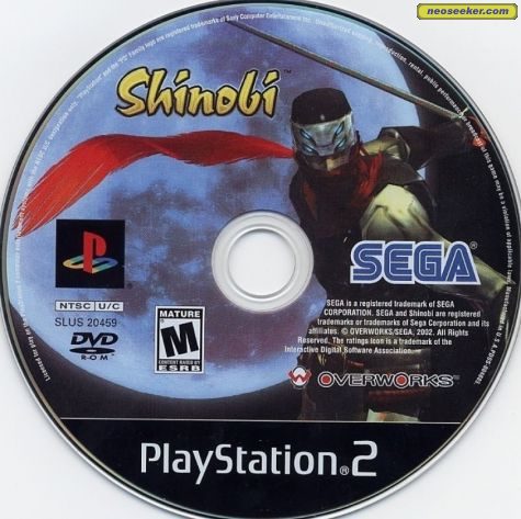 Shinobi Ps2 Media Cover Shinobi Ps2 Media Cover