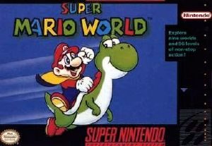 Super Mario World SNES Front cover