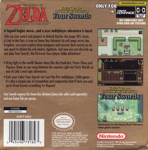 The Legend of Zelda: A Link to the Past/Four Swords cover or