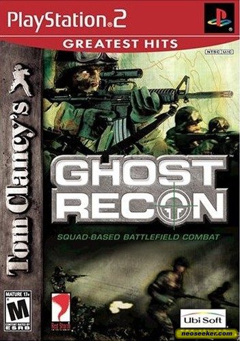 Tom Clancy's Ghost Recon PS2 Front cover