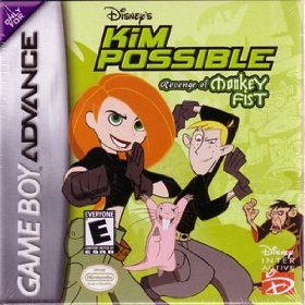 Disney's Kim Possible: Revenge of Monkey Fist GBA Front cover