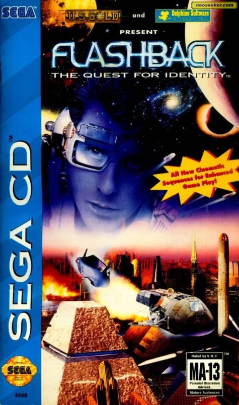 Flashback: The Quest For Identity SEGACD Front Cover