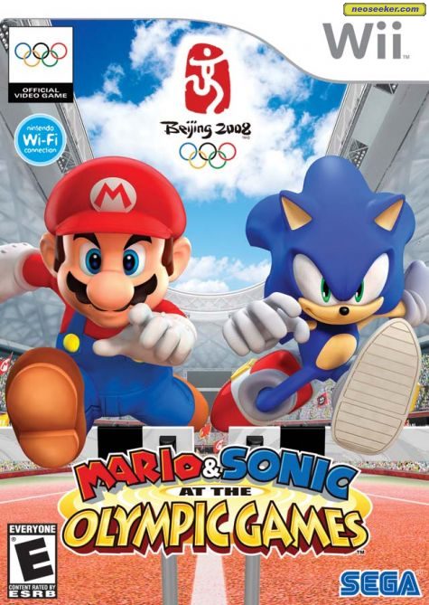 Mario Sonic At The Olympic Games Wii Front Cover