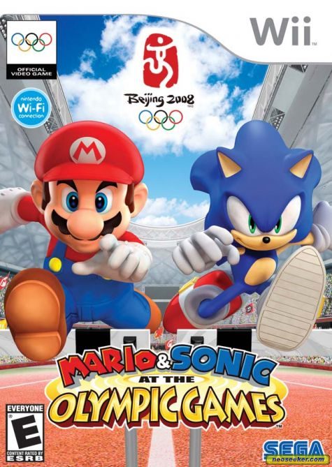 Mario Sonic At The Olympic Games Wii Front Cover