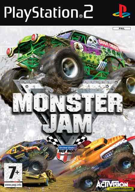 Monster Jam Front Monster Jam PS2 Front cover