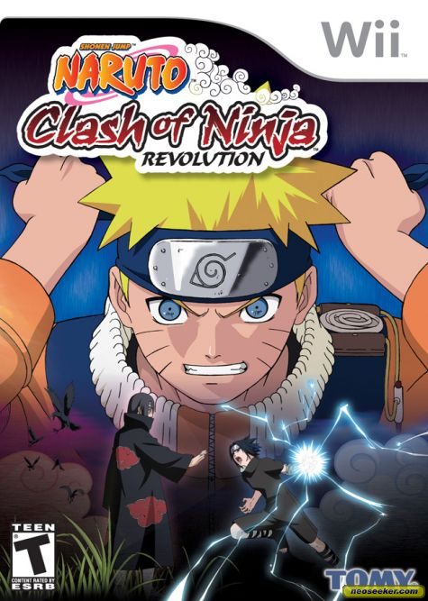 Naruto: Clash of Ninja Revolution Wii Front cover