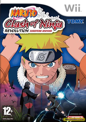 Naruto: Clash of Ninja Revolution Wii Front cover