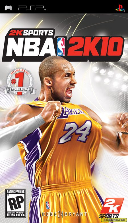 NBA 2K10 PSP Front cover