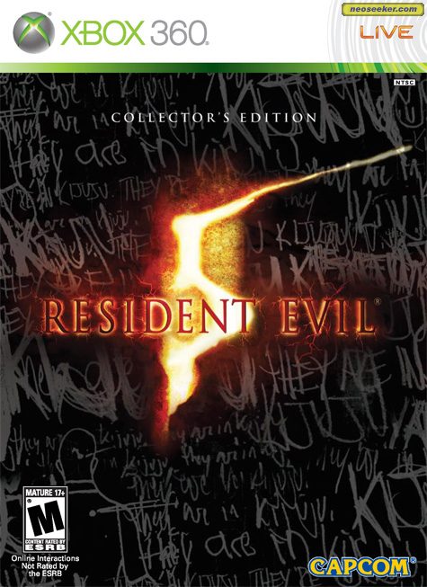 Resident Evil 5 XBOX360 Front cover