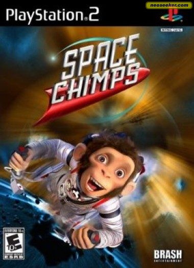 Space Chimps PS2 Front cover