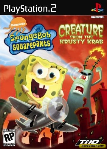 SpongeBob SquarePants: Creature from the Krusty Krab PS2 Front cover