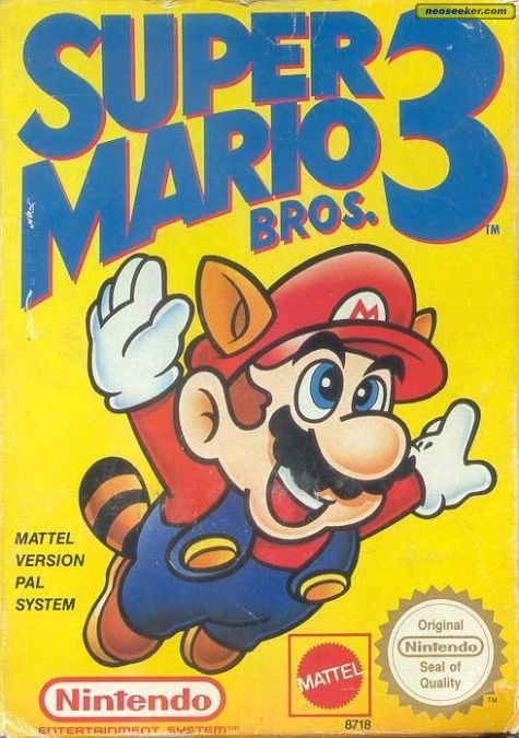 Super Mario Bros. 3 NES Front cover