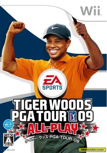 Tiger Woods PGA Tour 09 All-Play Wii Front cover