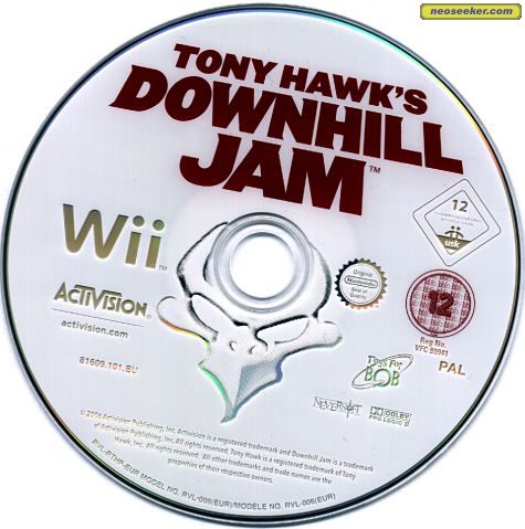 Tony Hawk S Downhill Jam Wii Media Cover