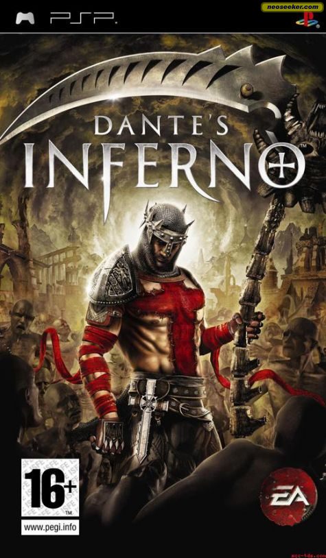 Dante's Inferno PSP Front cover