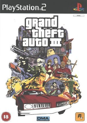 Grand Theft Auto III PS2 Front cover
