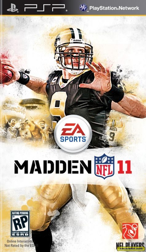 Madden NFL 11 PSP Front cover