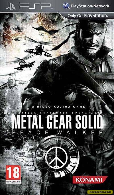 Metal Gear Solid: Peace Walker PSP Front cover