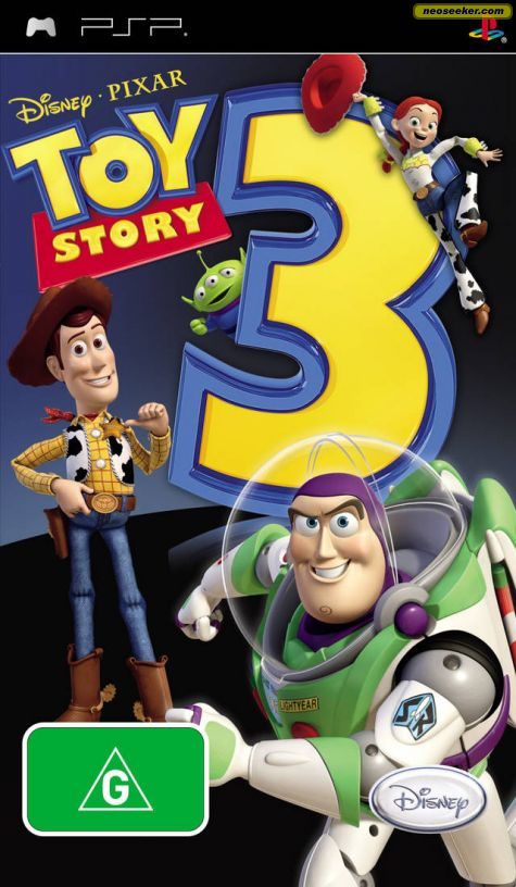 Toy Story 3 PSP Front cover