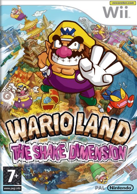 Wario Land: Shake It! Wii Front cover