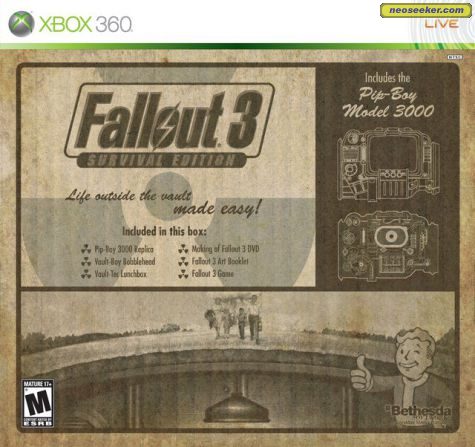 Fallout 3 XBOX360 Front cover