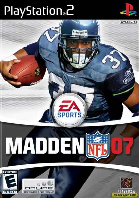 Madden NFL 07 PS2 Front cover