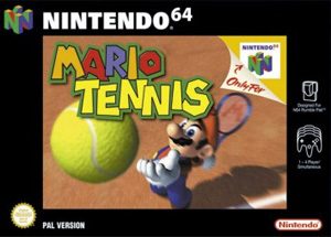 Mario Tennis N64 Front cover