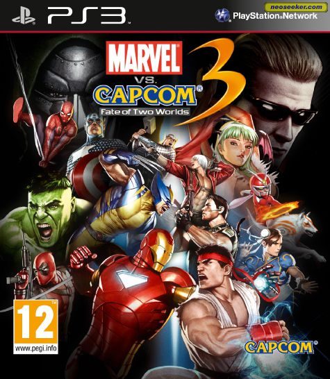 Marvel Vs Capcom 3 Fate Of Two Worlds Ps3 Front Cover