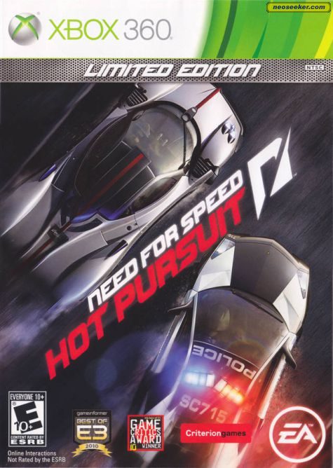 Need for Speed: Hot Pursuit XBOX360 Front cover