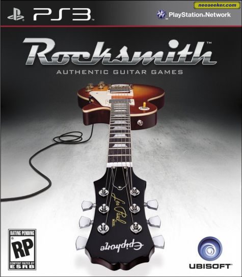 Rocksmith PS3 Front cover