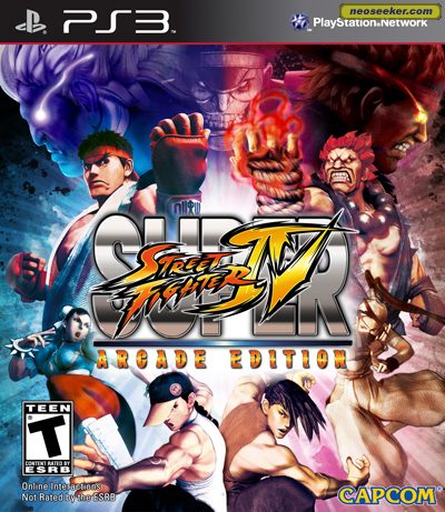 Super Street Fighter IV Arcade Edition PS3 Front cover