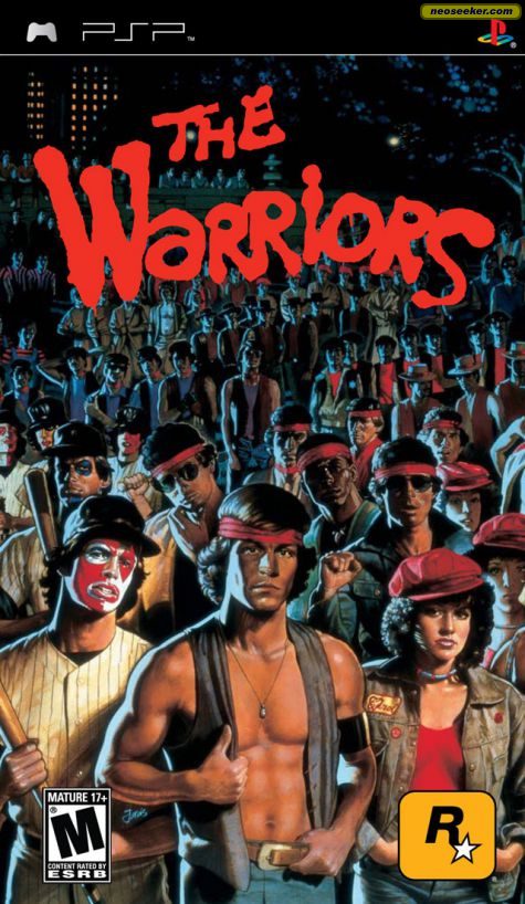 The Warriors PSP Front cover
