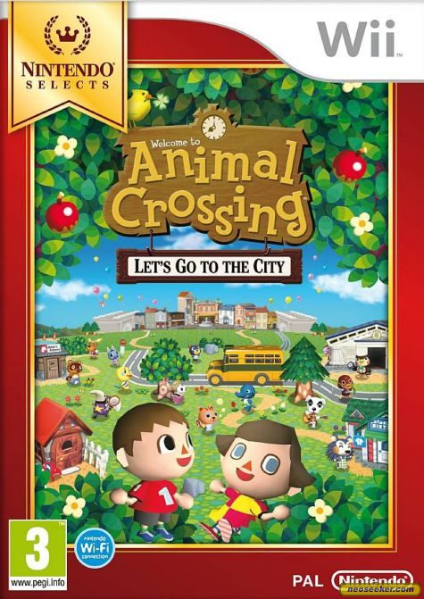 Animal Crossing: City Folk Wii Front cover