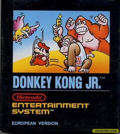 Donkey Kong Jr. NES Front cover