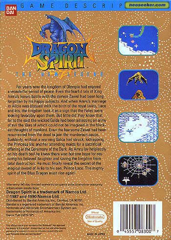 Dragon spirit the new best sale legend nes