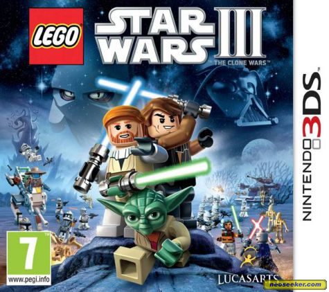 LEGO Star Wars III: The Clone Wars 3DS Front cover