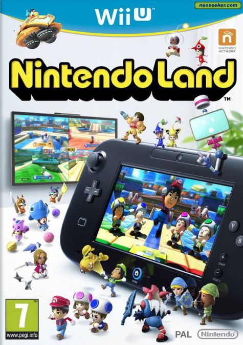 Nintendo Land Wii U Front Cover