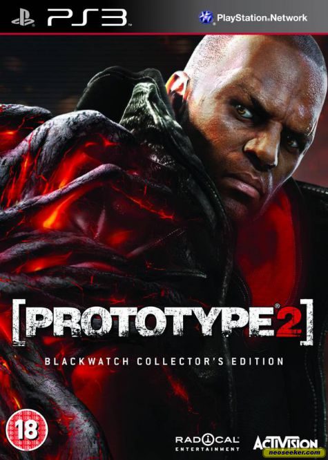 Prototype 2 PS3 Front cover