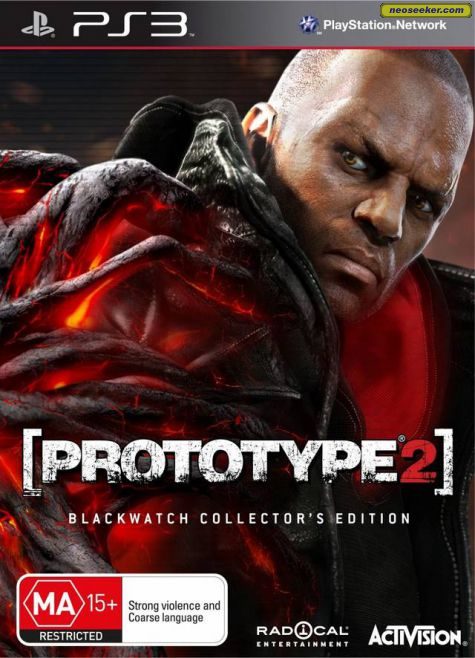 Prototype 2 PS3 Front cover