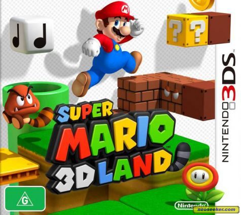 Super Mario 3D Land 3DS Front cover