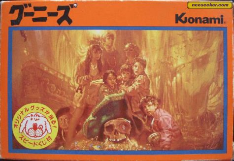 The Goonies NES Front cover