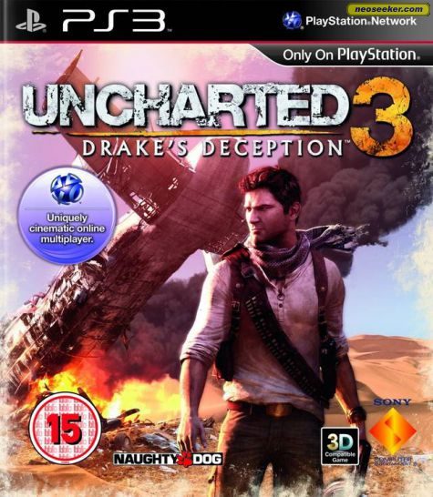 Uncharted 3: Drake's Deception PlayStation 3 Box Art Cover by Bastart