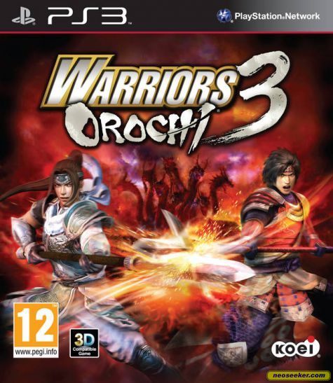 Warriors Orochi 3 PS3 Front cover