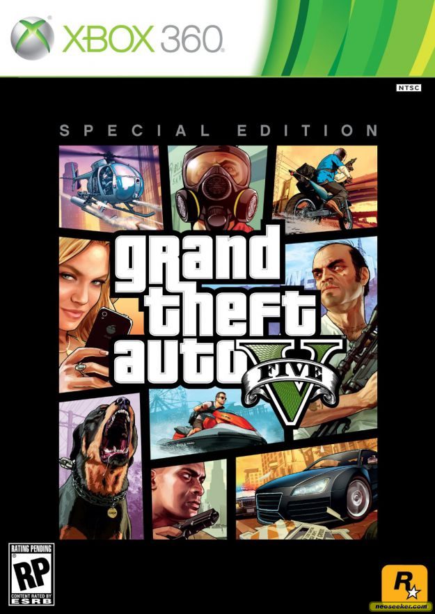 Grand Theft Auto V XBOX360 Front cover