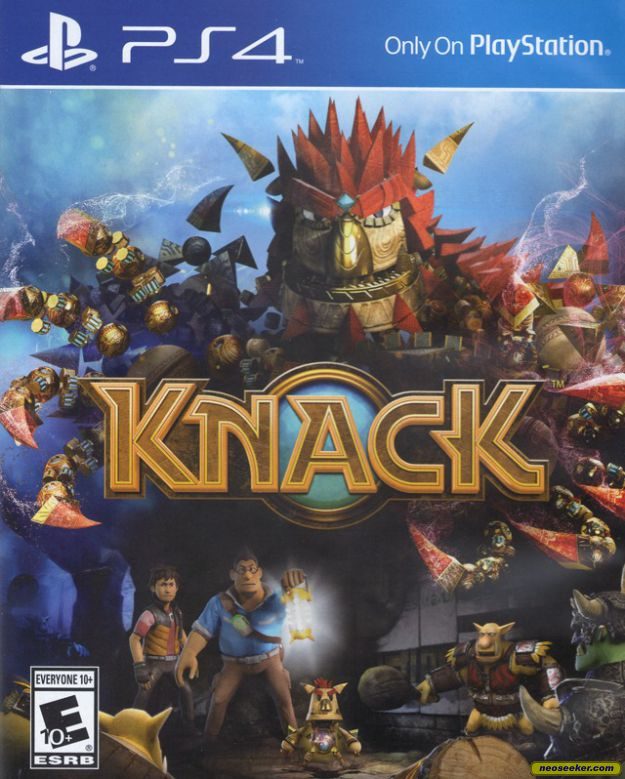 Knack PS4 Front cover