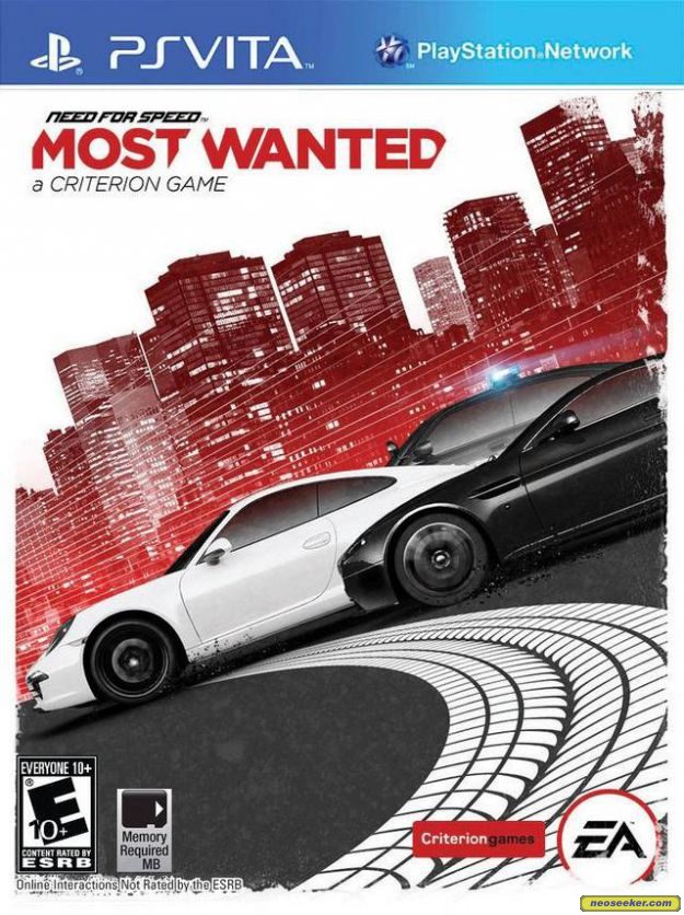 Need for speed most wanted 2012 vita front cover