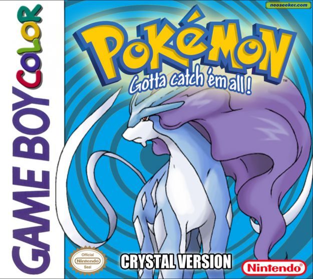 Pokémon Crystal GBC Front cover