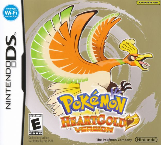 Pokémon HeartGold Version DS Front cover