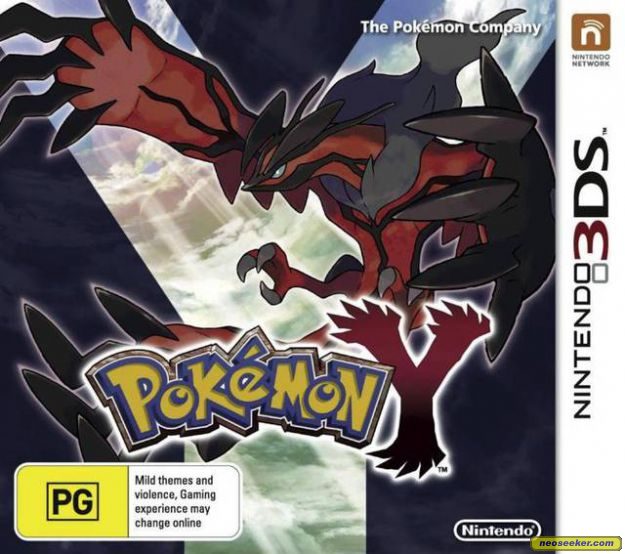 Pokémon Y 3DS Front cover